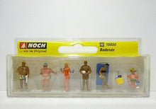 Laden Sie das Bild in den Galerie-Viewer, Modellbahn Figuren Badende, 6 Figuren, handbemalt, Noch H015850 neu, OVP