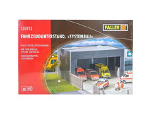 Laden Sie das Bild in den Galerie-Viewer, Modellbau Bausatz Fahrzeugunterstand, Systembau, Faller H0 130893 neu