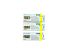 Laden Sie das Bild in den Galerie-Viewer, C Gleis Prellbock 3 x Gleisende Trix H0 62977 neu OVP