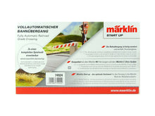 Laden Sie das Bild in den Galerie-Viewer, C Gleis Bahnübergang vollautomatisch eingleisig, Märklin H0 74924 neu