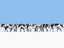 Laden Sie das Bild in den Galerie-Viewer, Modellbahn Tiere Kühe, schwarz-weiß, Noch H0 15725 neu, OVP