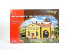 Laden Sie das Bild in den Galerie-Viewer, Modellbau Bausatz Maschinenhaus mit Dampfmaschine, Faller H0 191734 neu, OVP