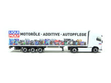 Laden Sie das Bild in den Galerie-Viewer, Modellauto Volvo FH GL KofferSZ Liqui Moly, Herpa H0 950107 neu OVP