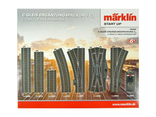 Laden Sie das Bild in den Galerie-Viewer, C Gleis Ergänzungspackung C 5, Märklin H0 24905 neu OVP