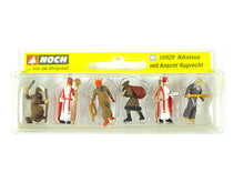 Laden Sie das Bild in den Galerie-Viewer, Modellbahn Figuren Nikolaus mit Knecht Ruprecht, Noch H0 15929 neu OVP