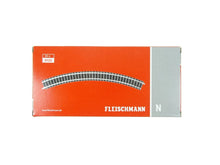 Laden Sie das Bild in den Galerie-Viewer, Fleischmann N 9125, 20 x gebogenes Gleis R2, 45°, neu, OVP