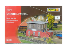 Laden Sie das Bild in den Galerie-Viewer, Modellbau Bausatz Stellwerk Zweckel Faller H0 120091 neu