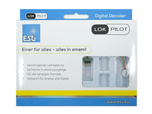 Laden Sie das Bild in den Galerie-Viewer, Decoder LokPilot 5 micro DCC, 6 Pin NEM 651, Spurweite N, TT, ESU 59826 neu OVP