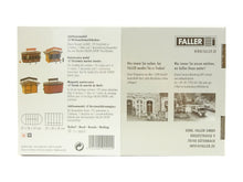 Laden Sie das Bild in den Galerie-Viewer, Modellbahn Zubehör 2 Weihnachstmarkt Buden Jubiläumsmodell Faller H0 190092 neu OVP