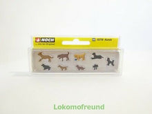 Laden Sie das Bild in den Galerie-Viewer, Modellbahn Modellbau Hunde handbemalt, Noch H0 15719 neu, OVP