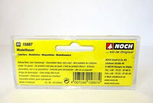 Laden Sie das Bild in den Galerie-Viewer, Modellbau Figuren Modellbauer mit Zubehör handbemalt, Noch H0 15887 neu, OVP