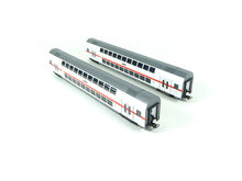 Laden Sie das Bild in den Galerie-Viewer, Start-Set mit Bettung Personenzug BR 146 mit 2 IC Doppelstockwagen, Piko H0 57134 neu OVP
