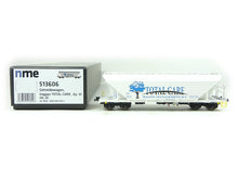 Laden Sie das Bild in den Galerie-Viewer, Güterwagen Getreidesilowagen Uagpps 80m³ Total Care weiß, NME H0 513606 neu OVP