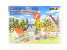 Laden Sie das Bild in den Galerie-Viewer, Faller H0 190067, Aktions-Set Baugebiet, neu, OVP