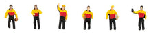 Laden Sie das Bild in den Galerie-Viewer, Modellbau Figuren Paketdienstleister, Faller N 155602, neu