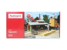 Laden Sie das Bild in den Galerie-Viewer, Modellbahn Bausatz Sägewerk, Auhagen H0 12217 neu, OVP