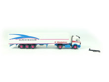 Laden Sie das Bild in den Galerie-Viewer, MB SK 1748 Pritschensattelzug Alpentrailer Kässbohrer, Wiking 510-01