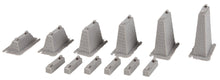 Laden Sie das Bild in den Galerie-Viewer, Modellbahn Brücken Pfeiler 6 Stück, Faller H0 120472 neu OVP