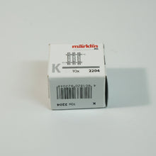 Laden Sie das Bild in den Galerie-Viewer, Märklin H0 K Gleis 10 x gerades Gleis 22,5 mm 2204 neu OVP