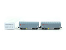 Laden Sie das Bild in den Galerie-Viewer, Güterwagen Schiebeplanenwagen Set, ERMEWA, Fleischmann N 837927 neu OVP