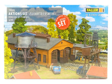 Laden Sie das Bild in den Galerie-Viewer, Modellbau Aktion Set Bahnbetriebswerk, Faller H0 190078 neu OVP