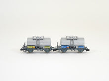 Laden Sie das Bild in den Galerie-Viewer, Fleischmann N 841009, 2-tlg. Kesselwagen-Set "Lonza", SBB, neu, OVP