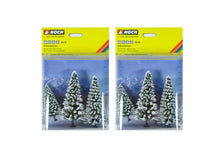 Laden Sie das Bild in den Galerie-Viewer, Modellbahn Bäume Schneetannen, Doppelpack 2 x 3 Stück, Noch 25234 H0/TT/N/Z neu, OVP