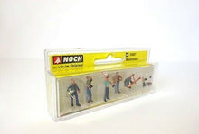 Laden Sie das Bild in den Galerie-Viewer, Modellbau Figuren Modellbauer mit Zubehör handbemalt, Noch H0 15887 neu, OVP