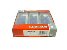 Laden Sie das Bild in den Galerie-Viewer, Set Schotterwagen Bauart der NS 3 tlg., Fleischmann N 822913 neu OVP