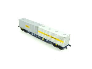 Containertragwagen Typ Sgnss Rail Cargo Bertschi, ACME H0 40418 neu OVP