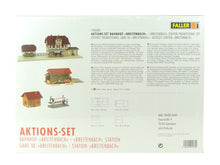 Laden Sie das Bild in den Galerie-Viewer, Modellbahn Bahnhof Set Breitenbach, Faller H0 190080 neu OVP