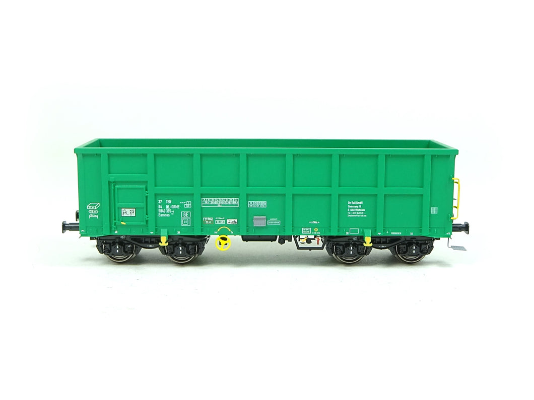 Kastenwagen Offener Güterwagen Eamnos On Rail, grün, NME H0 540601 neu OVP