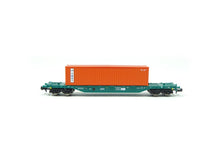 Laden Sie das Bild in den Galerie-Viewer, Fleischmann N 825212, Containertragwagen „CMBT“, IFB, neu, OVP