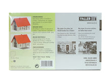Laden Sie das Bild in den Galerie-Viewer, Modellbau Modellbahn Einfamilienhaus grau, Faller N 232321 neu OVP