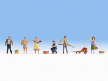 Laden Sie das Bild in den Galerie-Viewer, Modellbahn Figuren Bauern, Noch H0 15617 neu, OVP