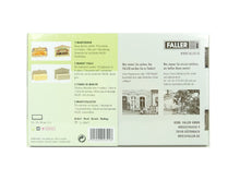 Laden Sie das Bild in den Galerie-Viewer, Modelleisenbahn Bausatz 2 Marktbuden, Faller N 242321 neu OVP