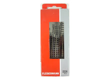 Laden Sie das Bild in den Galerie-Viewer, Gebogenes Gleis R5, 12x Fleischmann N 22226 neu, OVP