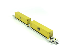 Container Taschenwagen Sdggmrs, AAEC, ESU H0 36541 neu, OVP
