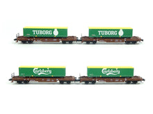 Laden Sie das Bild in den Galerie-Viewer, Güterwagen Taschenwagen-Set, Märklin Z 82290 neu OVP