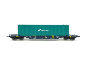 Containertragwagen Typ Sgnss 60 CEMAT "Trainitalia", ACME H0 40420 neu OVP