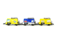 Laden Sie das Bild in den Galerie-Viewer, Märklin Z Kesselwagen-Set Firma Henkel DB MHI  86113 OVP
