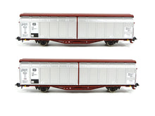 Laden Sie das Bild in den Galerie-Viewer, Roco H0 Güterwagen Set Schiebewandwagen DB 6600111 neu OVP
