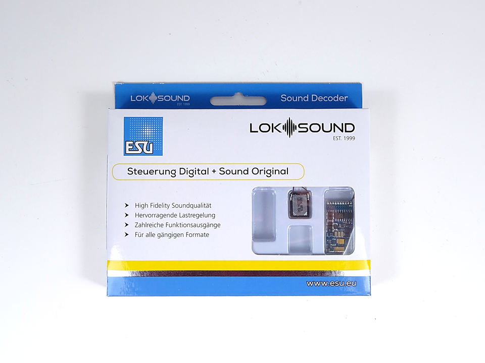 ESU Decoder LokSound 5 DCC MM SX/M4 Leerdecoder 21MTC NEM 660 58419 neu OVP
