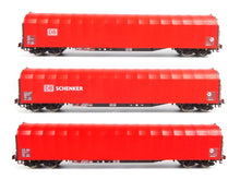Laden Sie das Bild in den Galerie-Viewer, Roco H0 Schiebeplanenwagen Set DB AG 6600156 neu OVP

