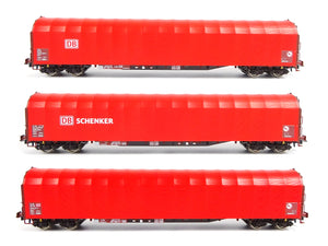 Roco H0 Schiebeplanenwagen Set DB AG 6600156 neu OVP