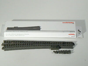 C Gleis Weiche schlank links, Märklin H0 24711 neu OVP