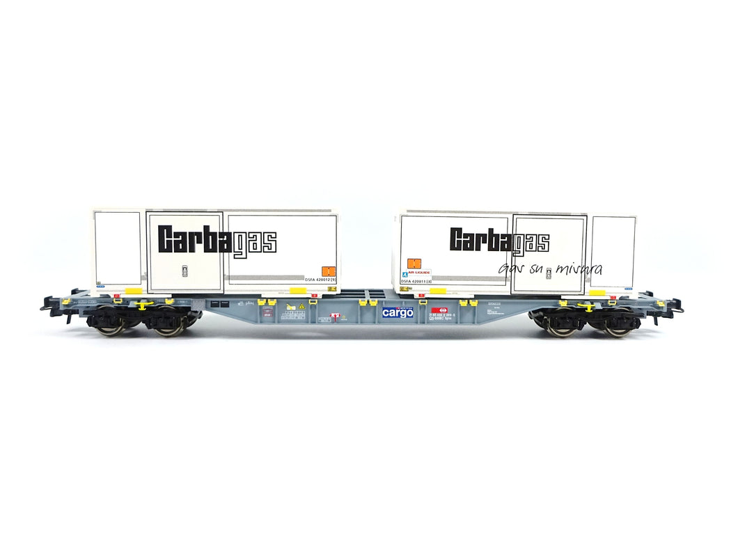 Roco H0 Containertragwagen Gattung Sgnss SBB Cargo 6600122 neu OVO