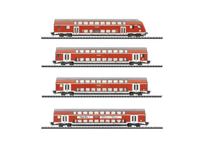 Trix Express H0 Nahverkehrs-Set Doppelstockwagen beleuchtet 33005 OVP