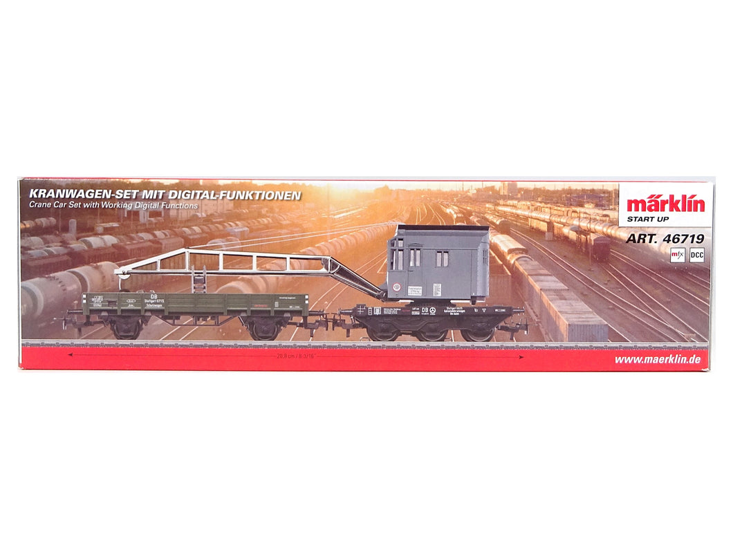 Märklin H0 Kranwagen-Set mit Digital-Funktionen 46719 neu OVP