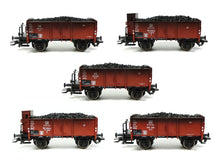 Laden Sie das Bild in den Galerie-Viewer, Märklin H0 Kohlewagen-Set, DB, Ep.III 46047 neu OVP

